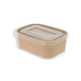 Mikrowellenschale Pappe kraftbraun 750 ml – Großpackung für Gastronomie