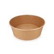 Salatschale 1300 ml Ø 184 mm Kraftbraun – auslaufsichere, große Karton-Schale für Catering, Take-Away & große Gerichte