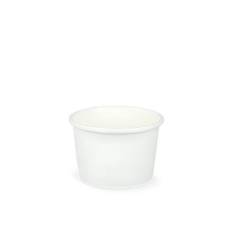 Papp-Saucenbecher 30 ml Ø 62 mm Weiß – fettdicht, lebensmittelecht & recycelbarer Portionsbecher für Dips und Saucen