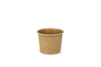 Papp-Saucenbecher 60 ml Ø 62 mm kraftbraun – fettdicht, lebensmittelecht & recycelbarer Portionsbecher für Saucen und Dips
