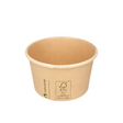 Bio Papp-Saucenbecher 90 ml Ø 75 mm kraftbraun – fettdicht, lebensmittelecht & recycelbar für Saucen und Dips