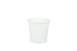 Papp-Saucenbecher, 90ml, Ø62mm, Weiß