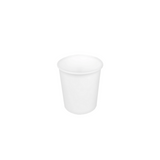 Weißer Pappbecher 120 ml Ø 63 mm – lebensmittelsicherer Karton mit PE-Beschichtung, umweltfreundlich für Espresso und To-Go