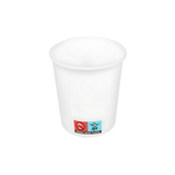 Weißer Pappbecher 177 ml Ø 73 mm – lebensmittelsicherer Karton mit PE-Beschichtung, umweltfreundlich für Espresso und To-Go