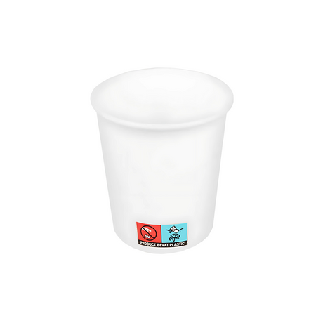 Weißer Pappbecher 177 ml Ø 73 mm – lebensmittelsicherer Karton mit PE-Beschichtung, umweltfreundlich für Espresso und To-Go