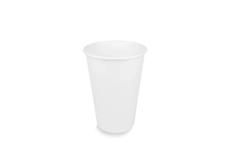 Weißer Pappbecher 180ml Ø70mm für Kaffee und Espresso, stabile Qualität für Gastronomie und To-Go