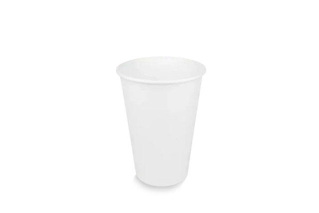 Weißer Pappbecher 180ml Ø70mm für Kaffee und Espresso, stabile Qualität für Gastronomie und To-Go