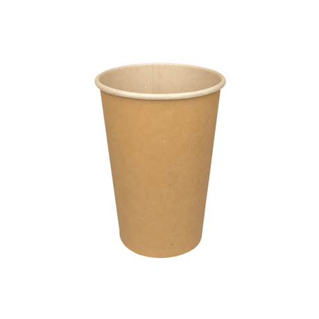 Kraftbrauner Pappbecher 177 ml Ø 73 mm – recycelbar, lebensmittelsicher & auslaufsicher, ideal für Kaffee und Events