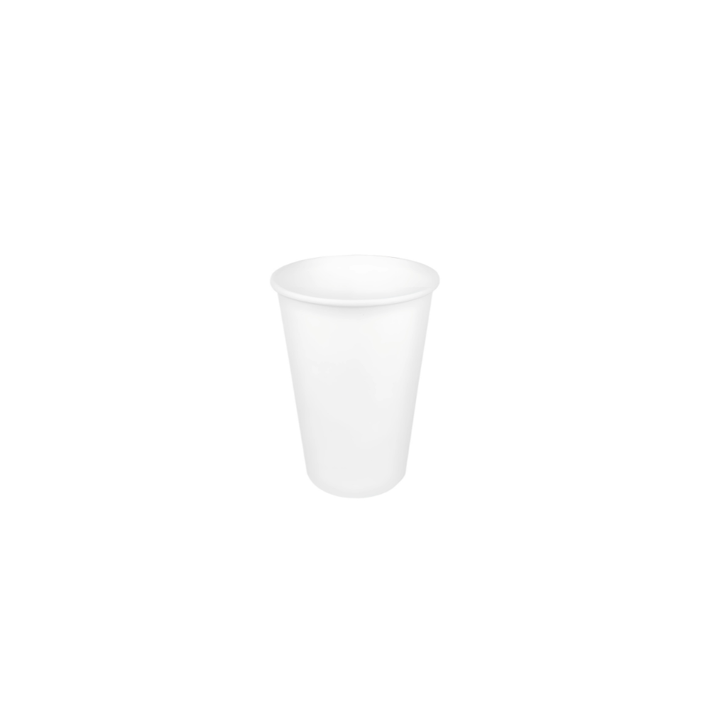 Weißer Pappbecher 180 ml Ø 70 mm – lebensmittelsicherer Karton mit PE-Beschichtung, umweltfreundlich für Espresso und To-Go