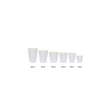 Weißer Pappbecher 180 ml Ø 70 mm – lebensmittelsicherer Karton mit PE-Beschichtung, umweltfreundlich für Espresso und To-Go