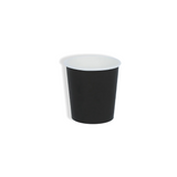 Schwarzer Pappbecher 230 ml Ø 80 mm – FSC®-Papier, PE-beschichtet & elegant für Espresso und Events