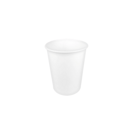 Weißer Pappbecher 240 ml Ø 80 mm – lebensmittelsicherer Karton mit PE-Beschichtung, umweltfreundlich für Espresso und To-Go