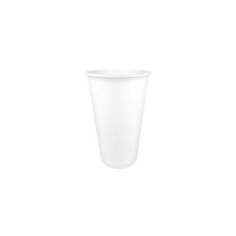 Weißer Pappbecher 450 ml Ø 90 mm – lebensmittelsicherer Karton mit PE-Beschichtung, umweltfreundlich für Espresso und To-Go