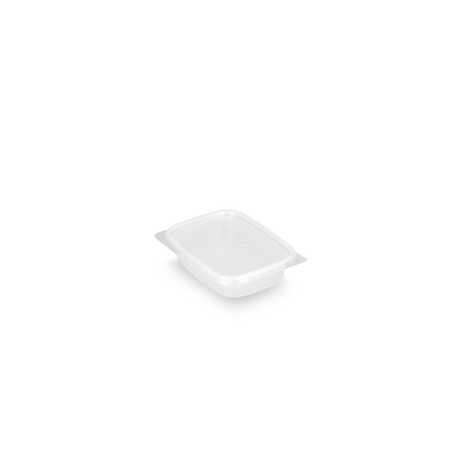 Runde Kunststoffschale 125ml transparent, stapelbar & stabil, perfekt für Salate, Saucen und Gastronomiebedarf