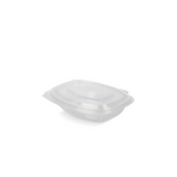 Salatschale 250 ml BIO Klappdeckel – perfekte Lösung für Take-Away Salate, Dressings & Obstgläser
