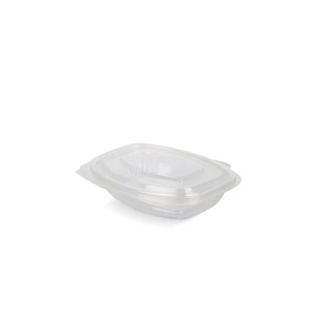 Salatschale 250 ml BIO Klappdeckel – perfekte Lösung für Take-Away Salate, Dressings & Obstgläser