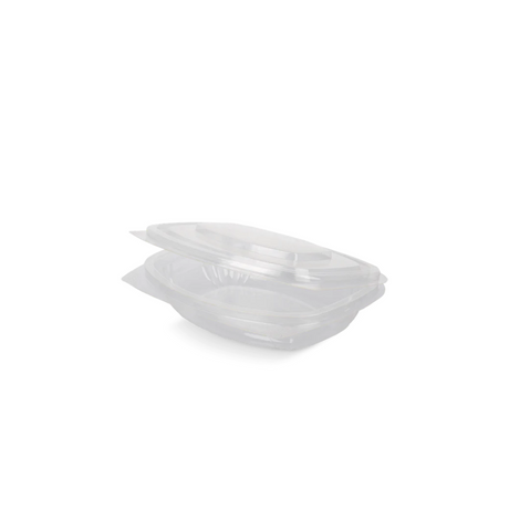 Salatschale 250 ml BIO Klappdeckel – perfekte Lösung für Take-Away Salate, Dressings & Obstgläser