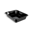 Schwarze CPET Schale 500ml für Gastronomie, hitzebeständig und stapelbar, ideal für warme Take-Away Speisen
