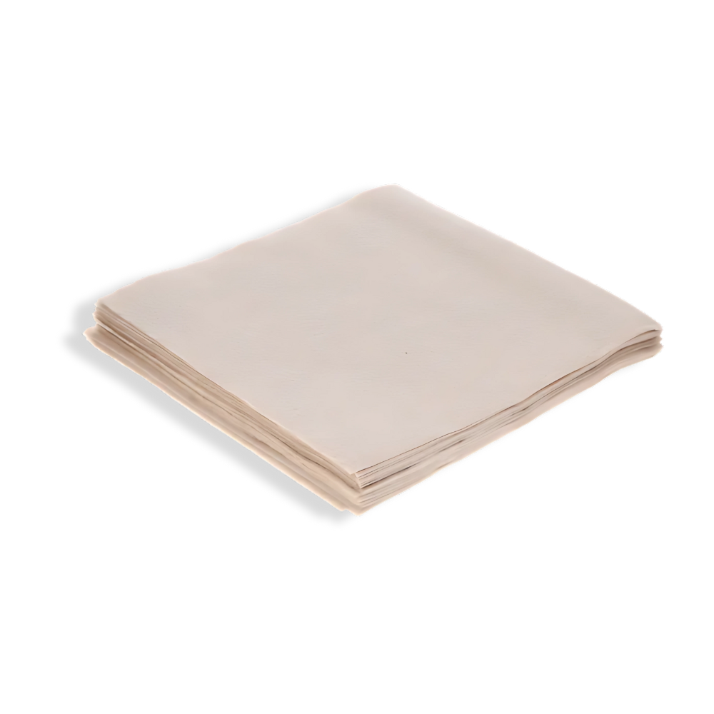 Bio-Papierservietten 330×330 mm ¼-Falz – lebensmittelecht, kompostierbar & robust für Catering und Events