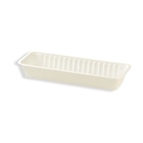 Snackschale A16B aus Kunststoff weiß 203×76×35 mm – elegante Schale für Imbiss & Catering
