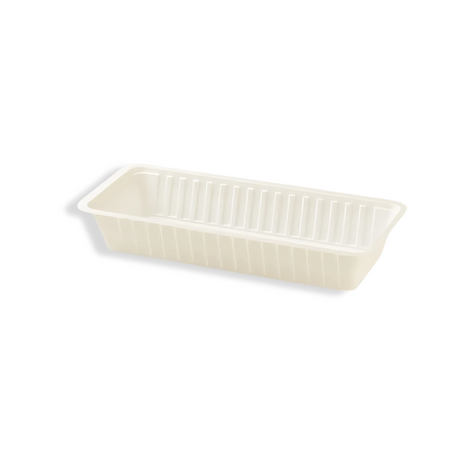Snackschale A18 aus Kunststoff weiß 203×98×33 mm – elegante Servierschale für Gastro & Events