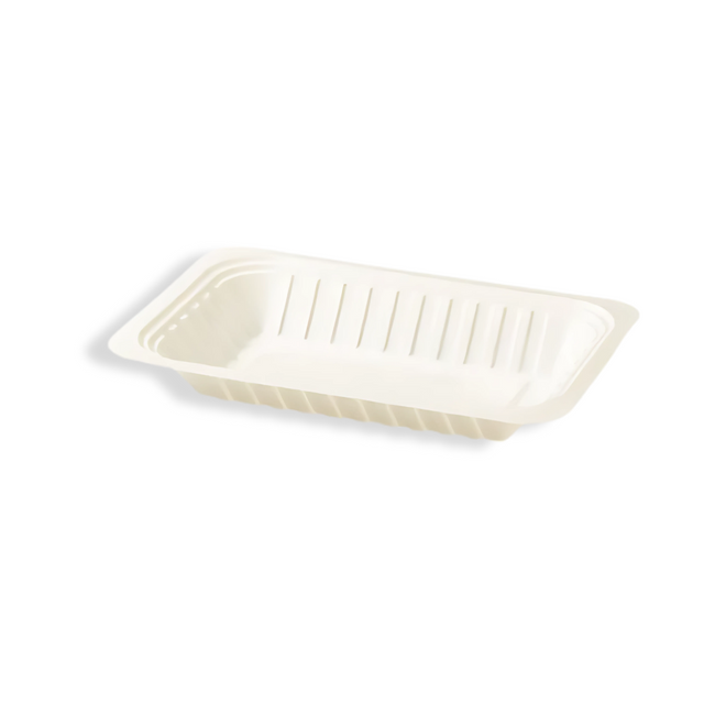 Snackschale V1 Kunststoff weiß 163×110×22 mm – elegante Servierschale für Gastro & Events