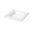 Rechteckiger Zuckerrohrteller 13×26 cm aus Bagasse – kompostierbar & hochwertig für Snacks & Fingerfood