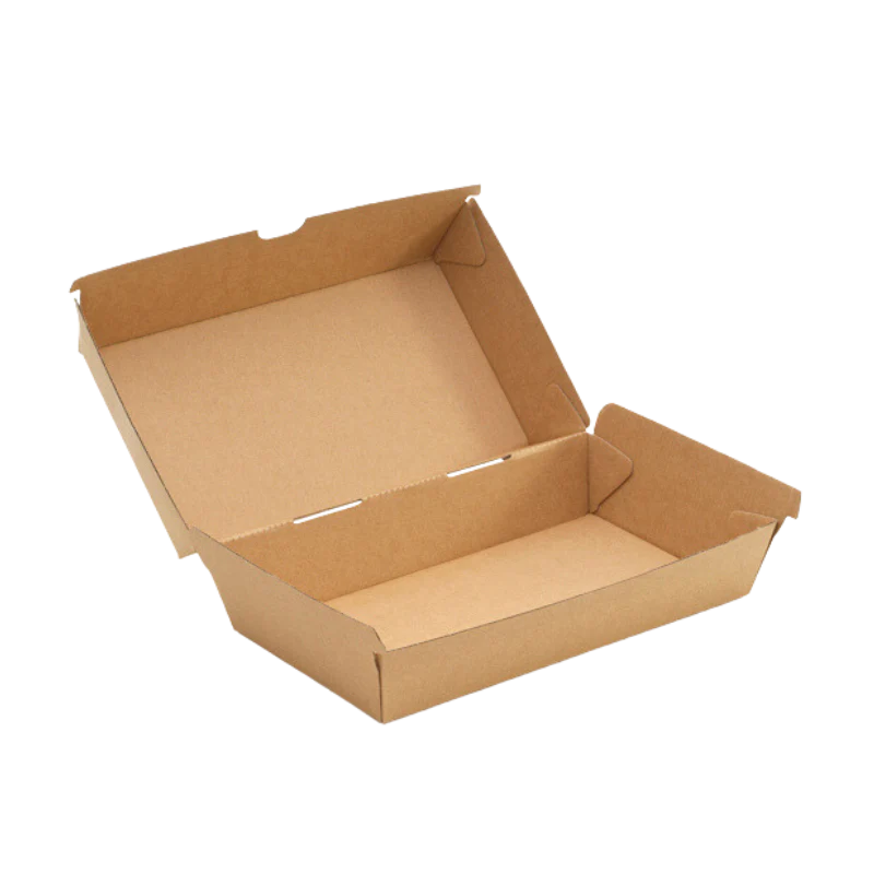 Frühlingsrollenbox, 205x110x80mm, Kraft

braun