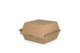 Hamburger Box, M, 105x102x85mm, Kraftbraun