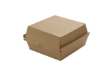 Hamburger Box, XL, 160x160x100mm, Kraftbraun