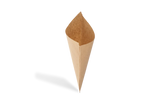 Papier-Snack-Spitztüte, 190x270mm, Kraftbraun