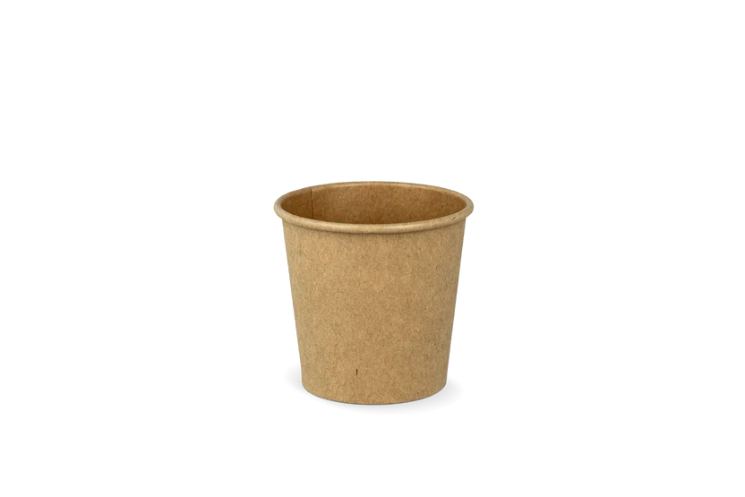 Papp-Saucenbecher, 90ml, Ø62mm, Kraftbraun