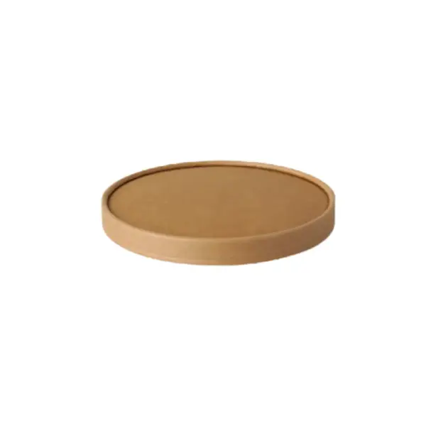 Papp Deckel für Salatschale, Ø184mm, Kraftbraun, 150Stk