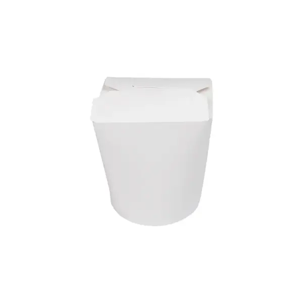 Papp-Nudelbox S, 400ml, Ø80mm, Weiß, 500Stk