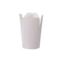 Papp-Nudelbox S, 400ml, Ø80mm, Weiß, 500Stk