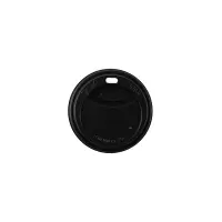 PS-Deckel Kaffeebecher, Ø90mm, schwarz, 1000Stk