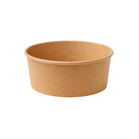 Papp Salatschale 1000ml, Ø148mm, Kraftbraun, 300Stk
