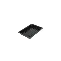 PS Sushi-Box mit Deckel M schwarz, 400Stk