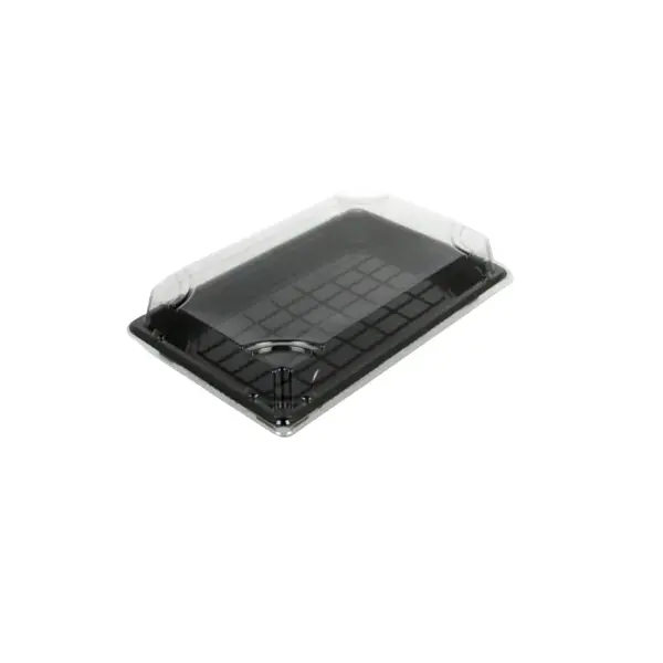 PS Sushi-Box mit Deckel, Family, Schwarz, 300Stk