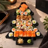 PS Sushi-Box Tannenbaum, 50Stk