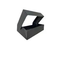 Karton Sushi-Box L, schwarz, 480Stk