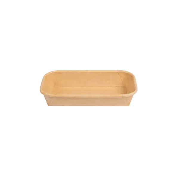 Sushi-Box mit Deckel S, Kraftbraun, 300Stk