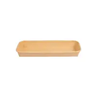 Sushi-Box mit Deckel Slim, Kraftbraun, 300Stk