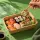 Sushi-Box mit Deckel Slim, Kraftbraun, 300Stk