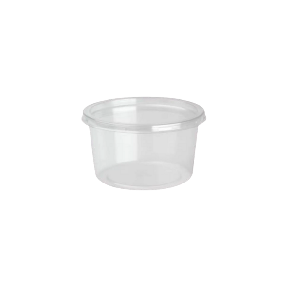 Saucenbecher mit Deckel, 80ml, PP, 500Stk