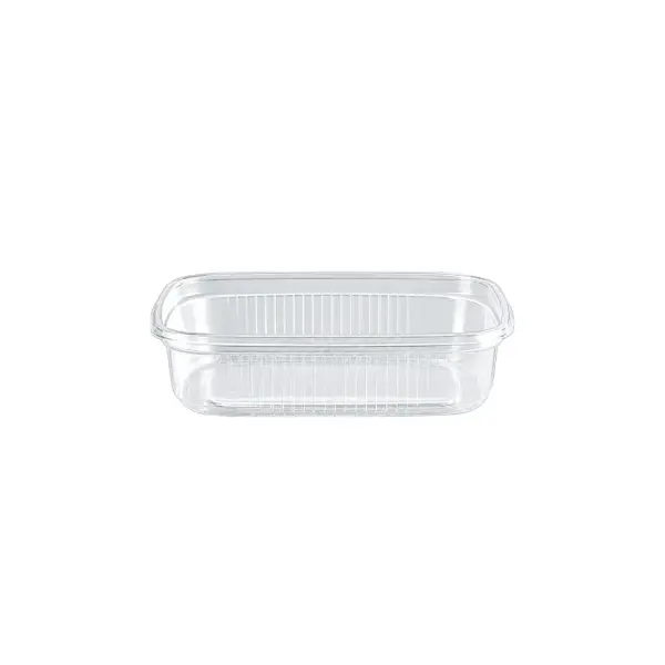 PP-Feinkostbecher 125ml, eckig, transparent, 1000Stk