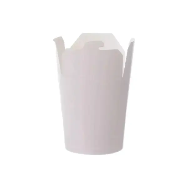 Papp Nudelbox M, 750ml, Ø94mm, Weiß, 500Stk