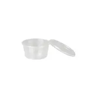 Saucenbecher mit Deckel, 50ml, PP, 500Stk