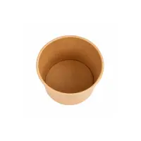 Papp-Suppenbecher 350ml, Kraftbraun, Ø98mm, 500Stk