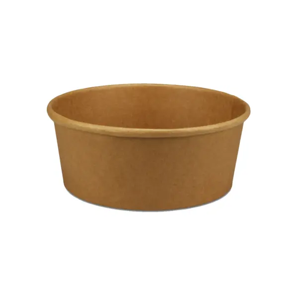Papp Salatschale 1300ml, Ø184mm Kraftbraun, 300Stk